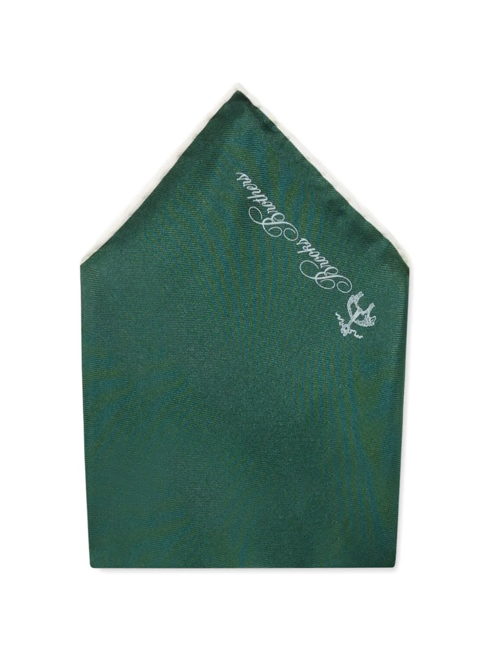  Brooks Brothers Silk Plain Pocket Square - Green 