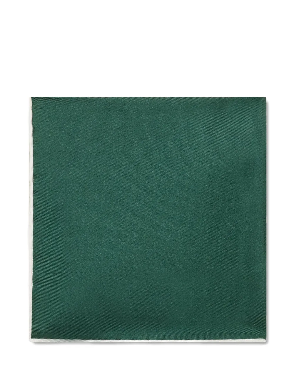  Brooks Brothers Silk Plain Pocket Square - Green 