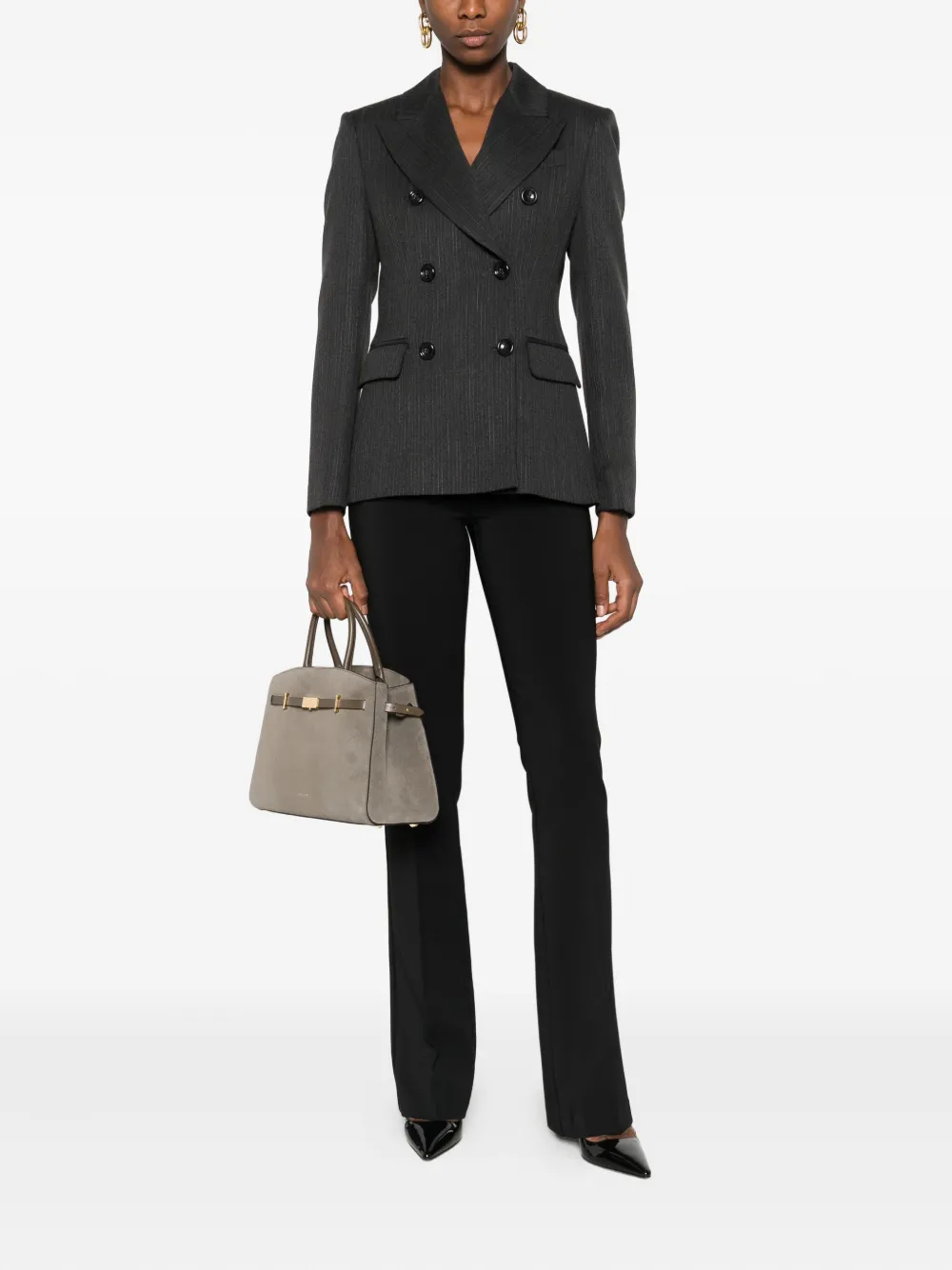LIU JO pinstripe double-breasted blazer | Blazers | Image 2