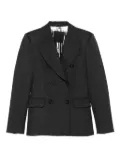 LIU JO pinstripe double-breasted blazer - Grey