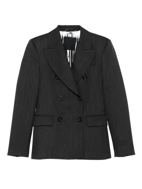 LIU JO pinstripe double-breasted blazer