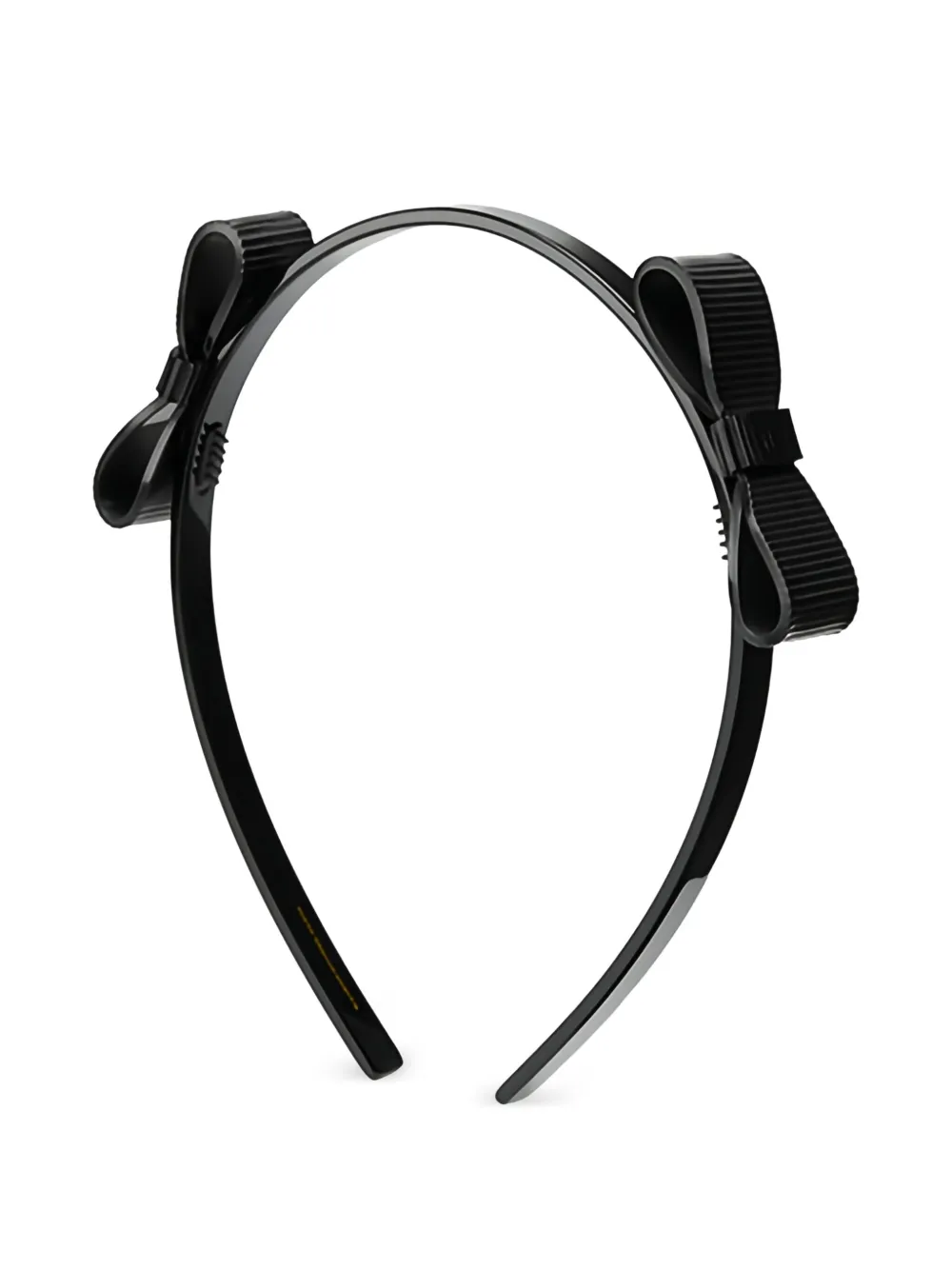 Maison Michel bow-embellishment headband | Black | Image 1