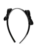 Maison Michel bow-embellishment headband - Black