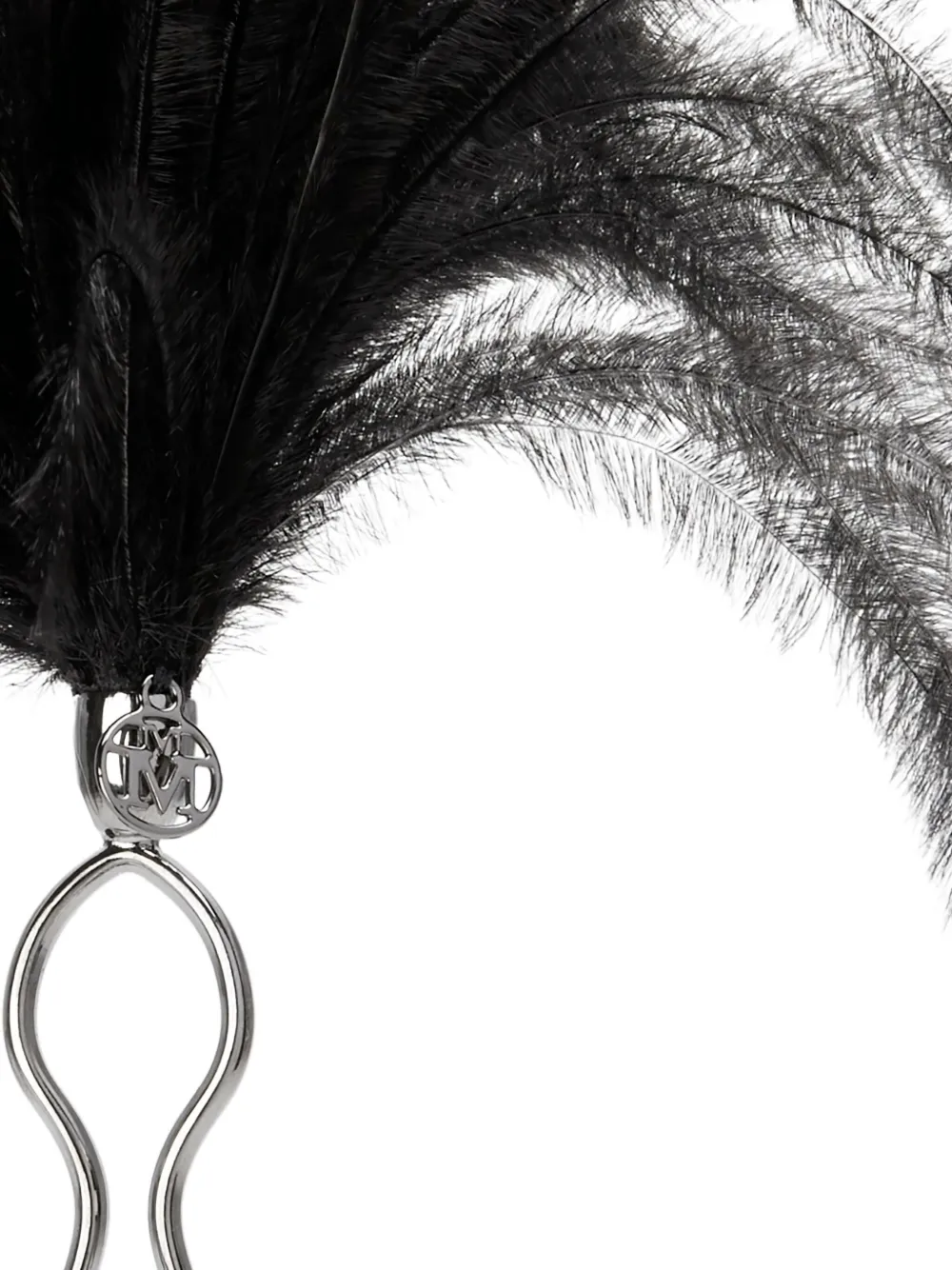 Maison Michel Olivia feather-embellishment hair clip | Image 2