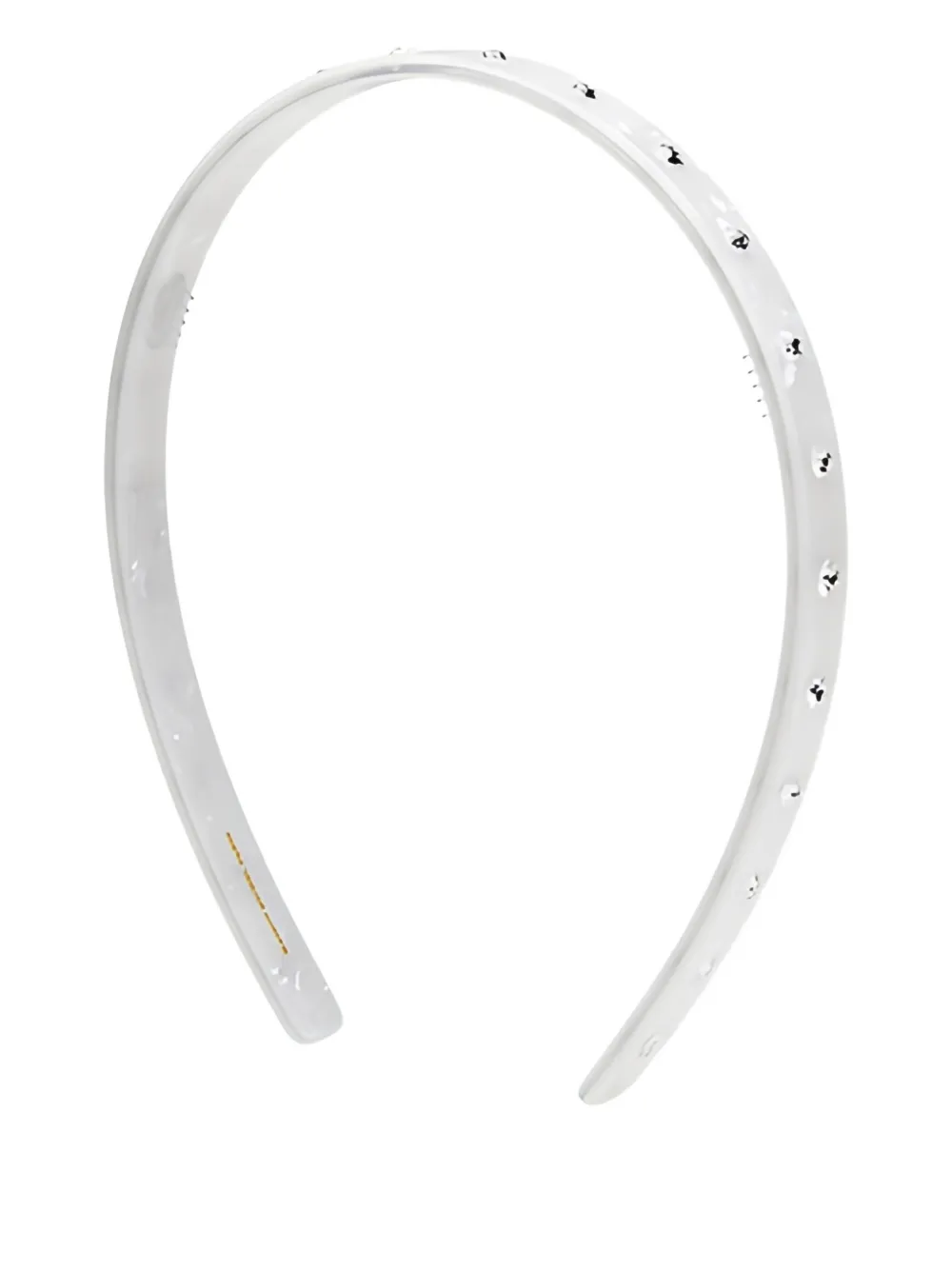 Maison Michel Crystal-embellished Headband In Silver