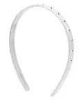 Maison Michel crystal-embellished headband - White