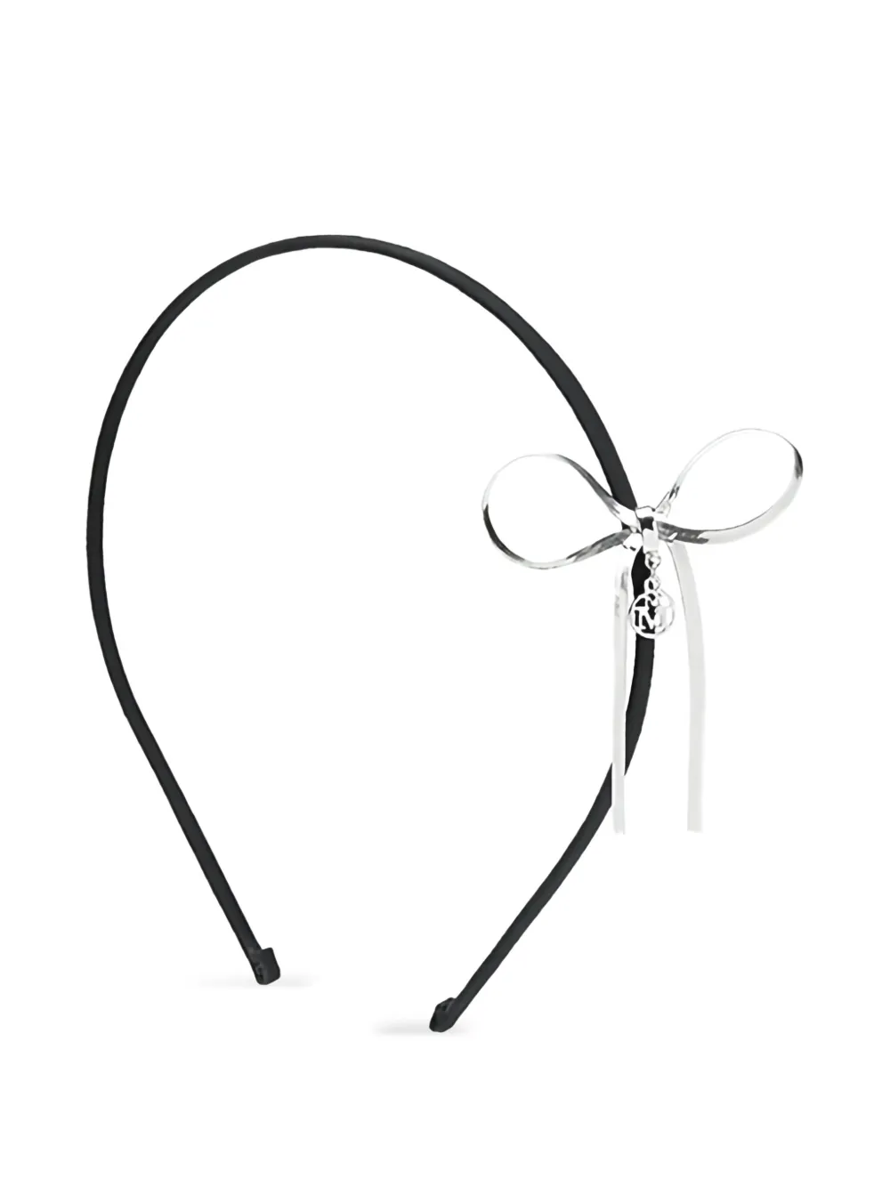 Maison Michel Ollie bow-embellishment headband | Black | Image 1