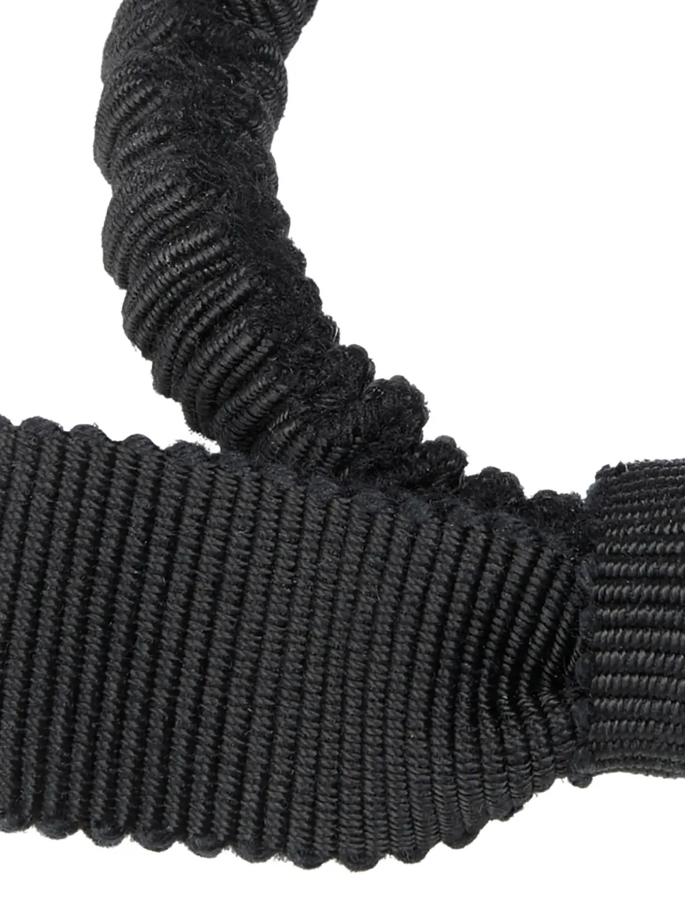 Maison Michel Maddy Bow-embellishment Hair Scrunchie In Black