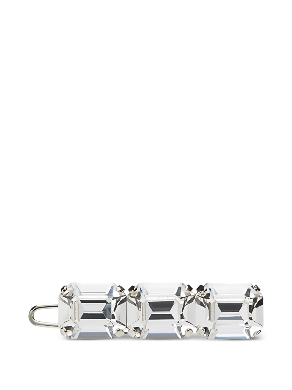 Maison Michel crystal-embellishment hair clip | Silver | Image 1