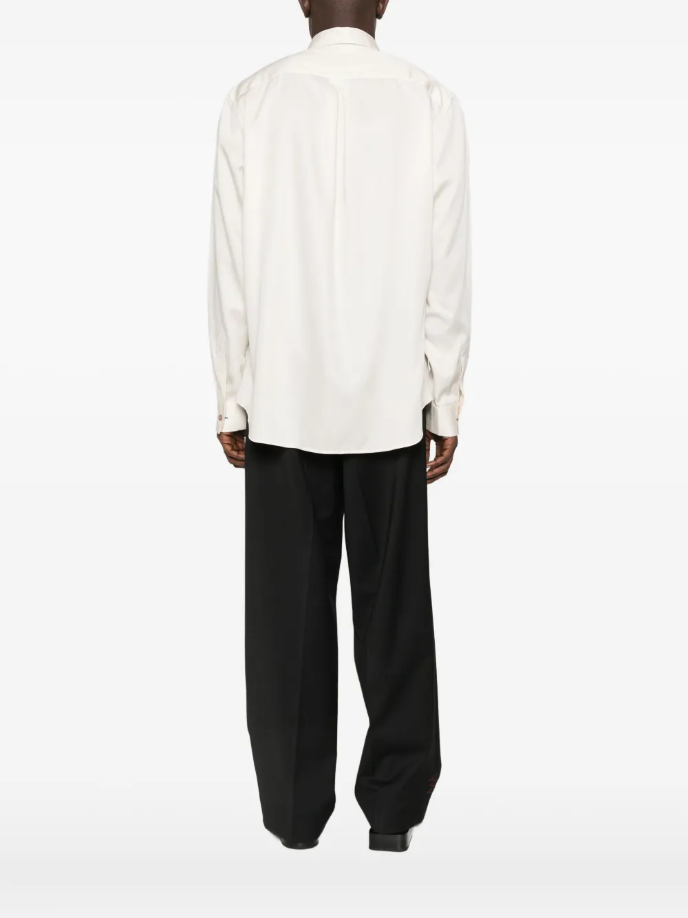 Paul Smith Floral-print Shirt In White
