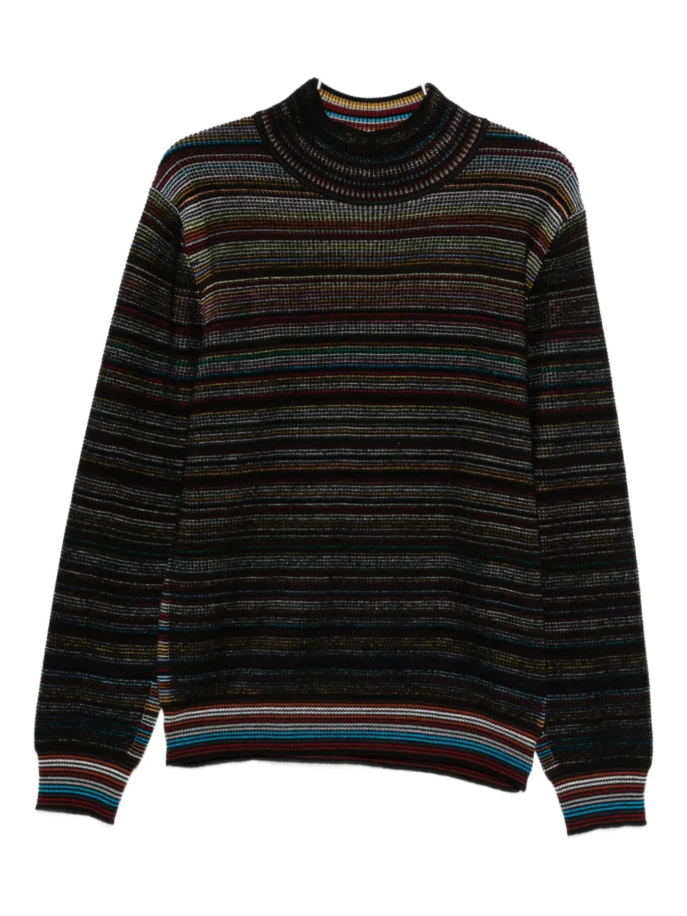 Paul Smith high-neck striped sweater - Nero