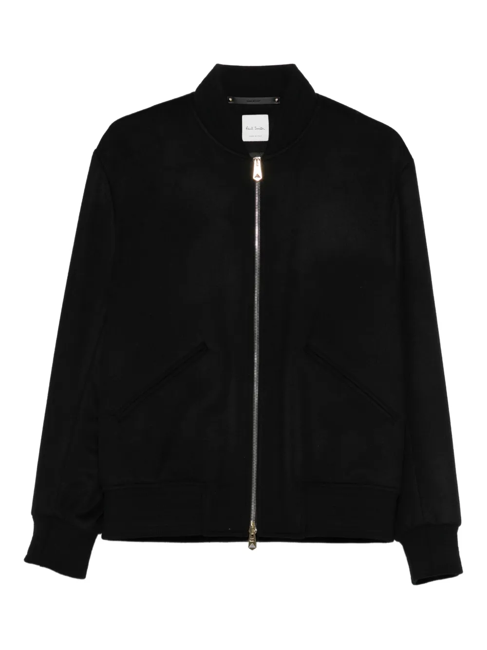 Paul Smith ジップアップ ボンバージャケット - ブラック Paul Smith ジップアップ ボンバージャケット - ブラック