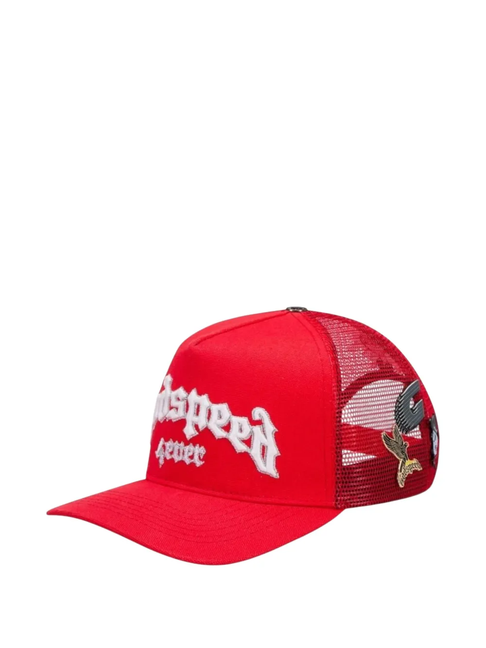 GODSPEED Forever Trucker embroidered-logo baseball cap - Rood