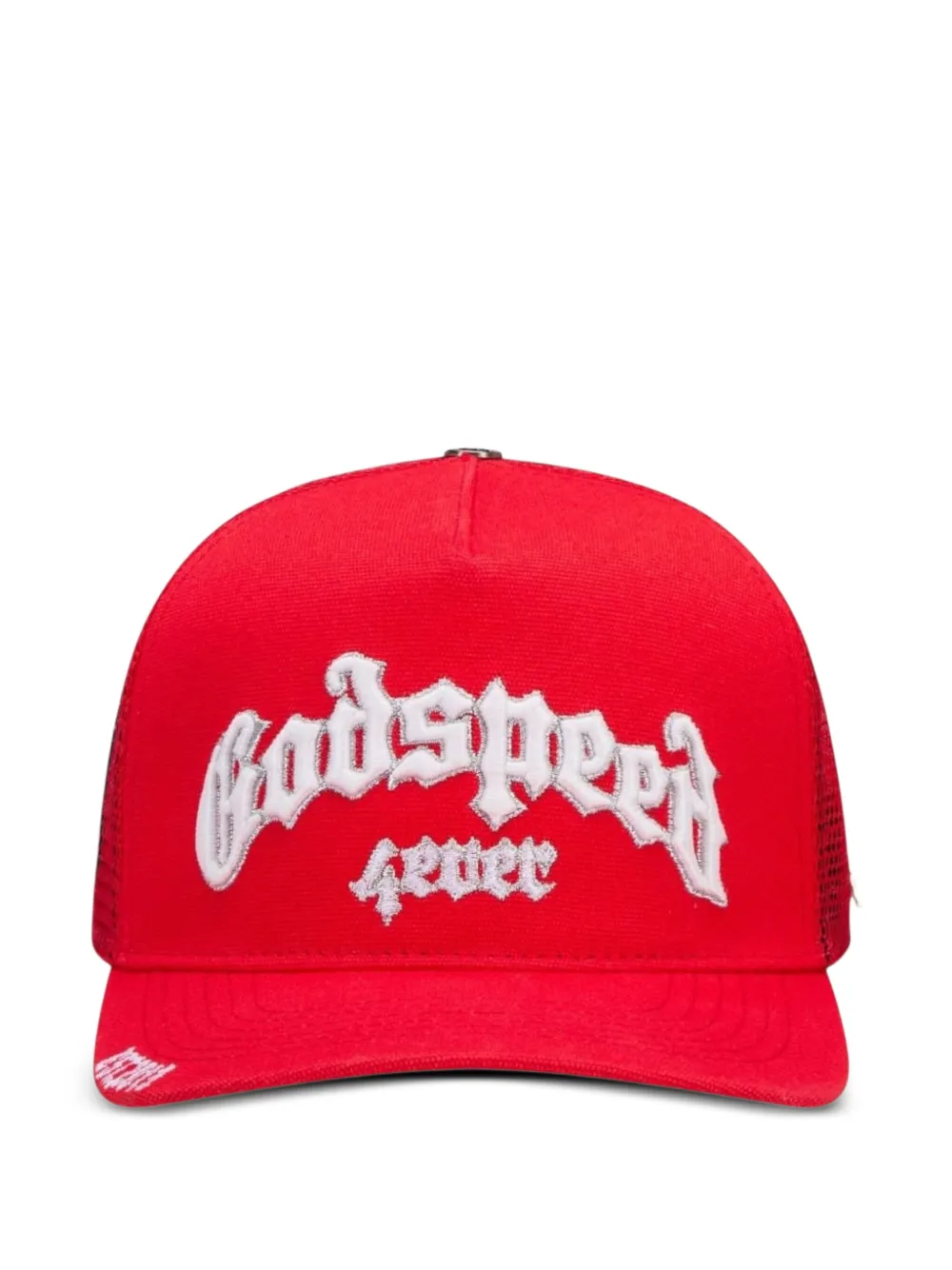 GODSPEED Forever Trucker embroidered-logo baseball cap | Red | Image 1