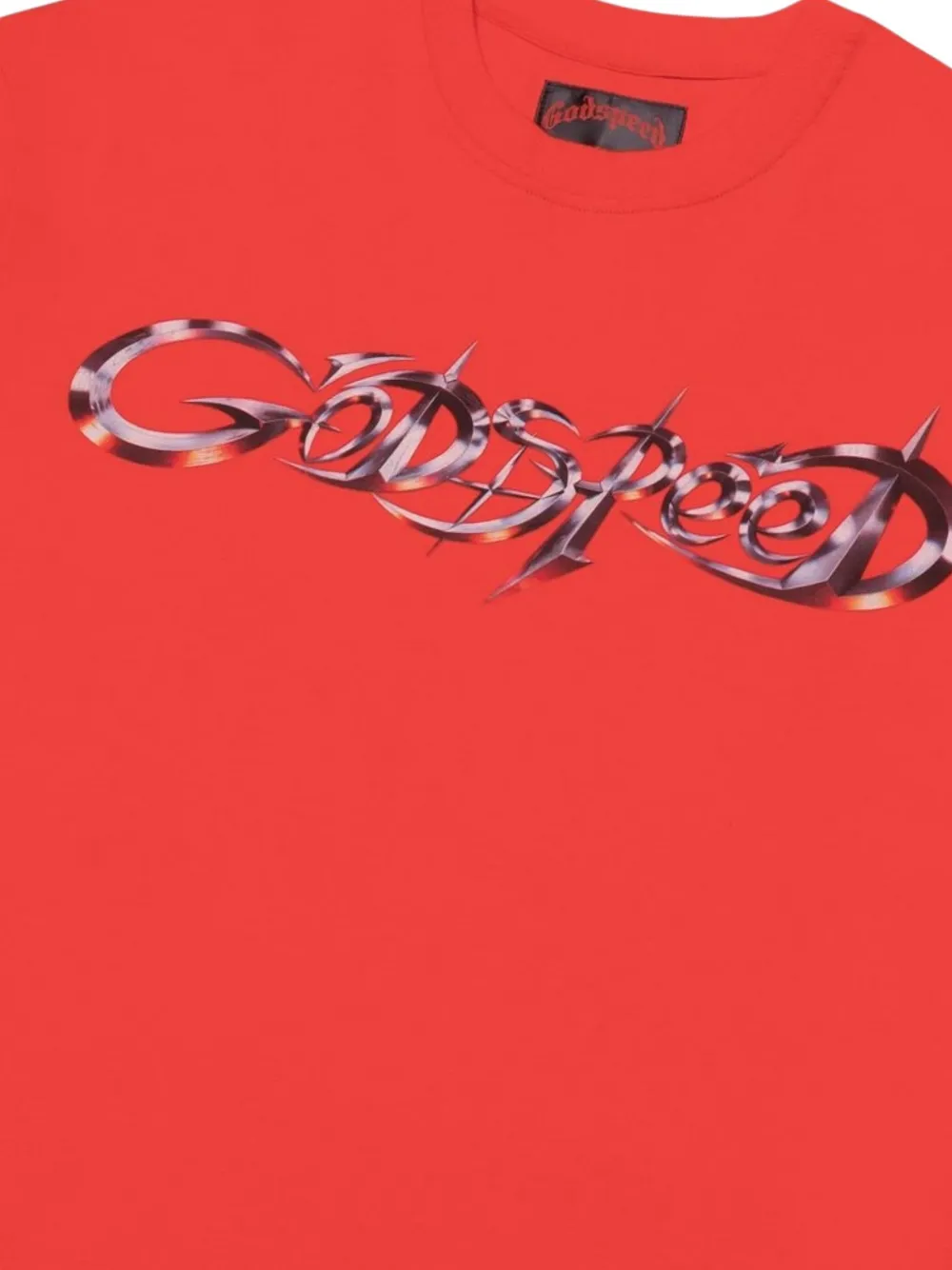 Godspeed New Age Logo-print T-shirt In Red