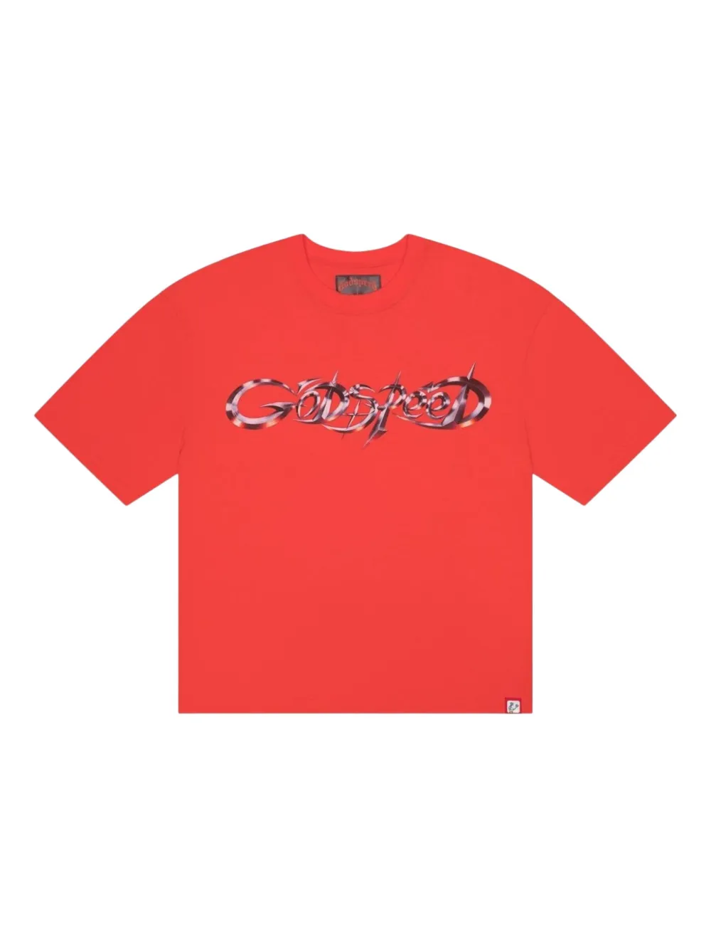 Godspeed New Age Logo-print T-shirt In Red