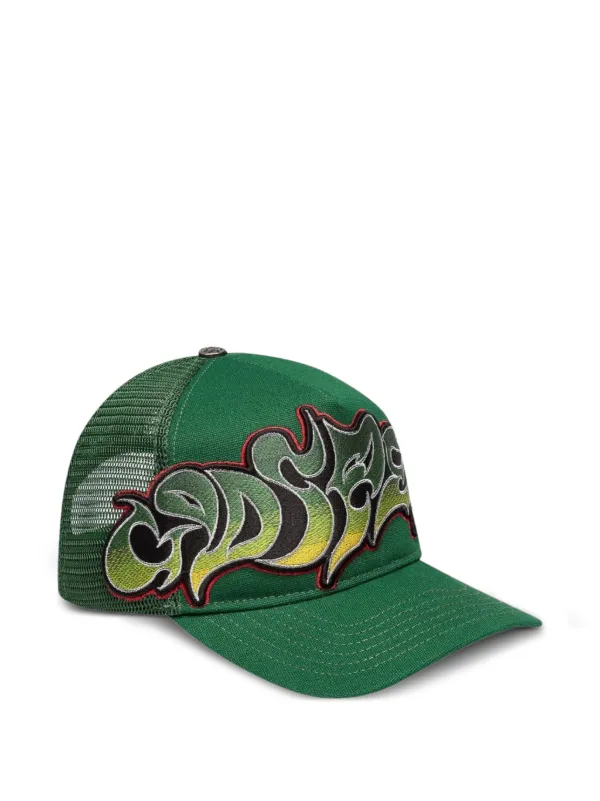 GODSPEED Neo Trucker logo-embroidered Baseball Cap | Green | FARFETCH
