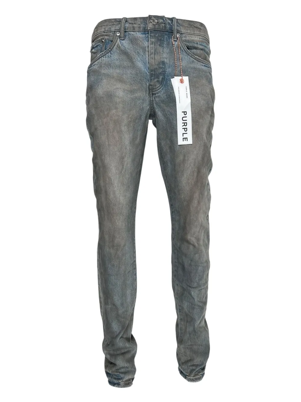Purple Brand Monterrico Mud Jeans In Gray