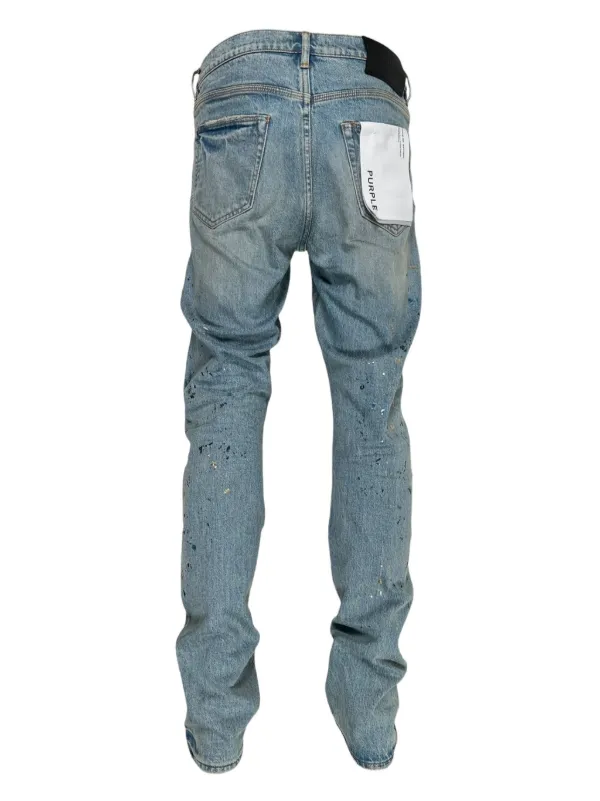 Purple Brand ペイント ジーンズ | ブルー | FARFETCH JP