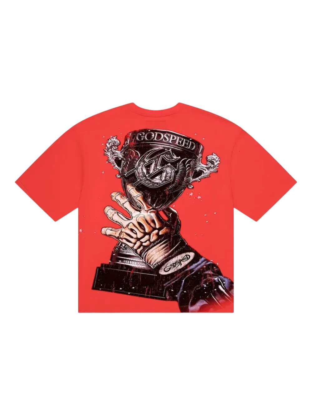 Godspeed F1 World Cup Skull-print T-shirt In Red