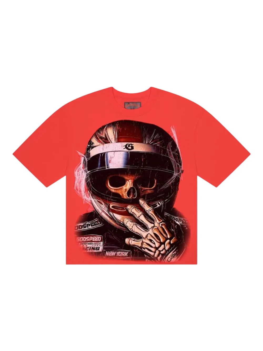 Godspeed F1 World Cup Skull-print T-shirt In Red
