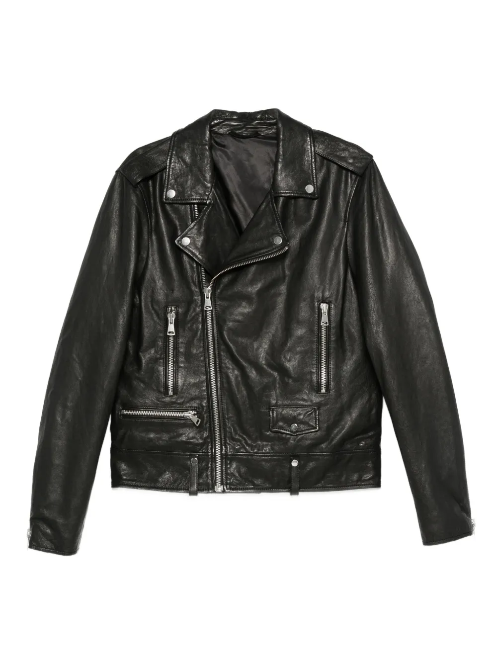ERALDO zip-up biker jacket | Black | Image 1
