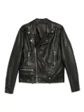 ERALDO zip-up biker jacket - Black