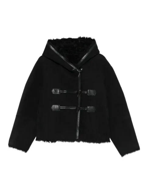 Low Classic hooded toggle-fastening coat