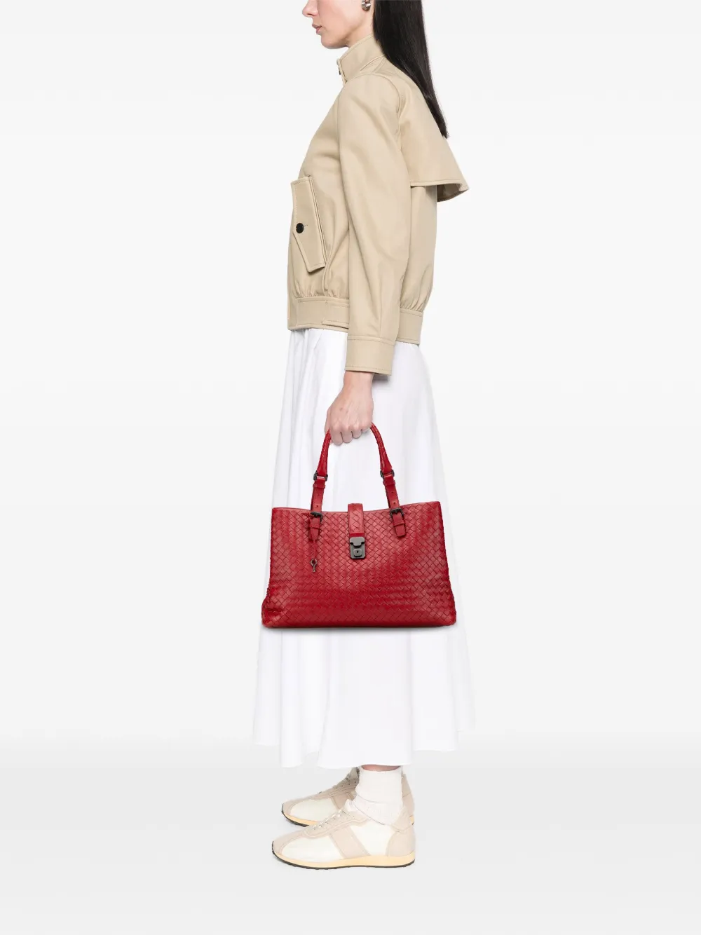Bottega Veneta Pre-Owned 2012-2025 Medium Nappa Intrecciato Roma tote bag | Pre-Owned | Image 2