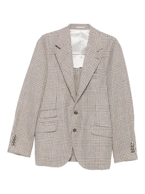 Brunello Cucinelli blazer à simple boutonnage