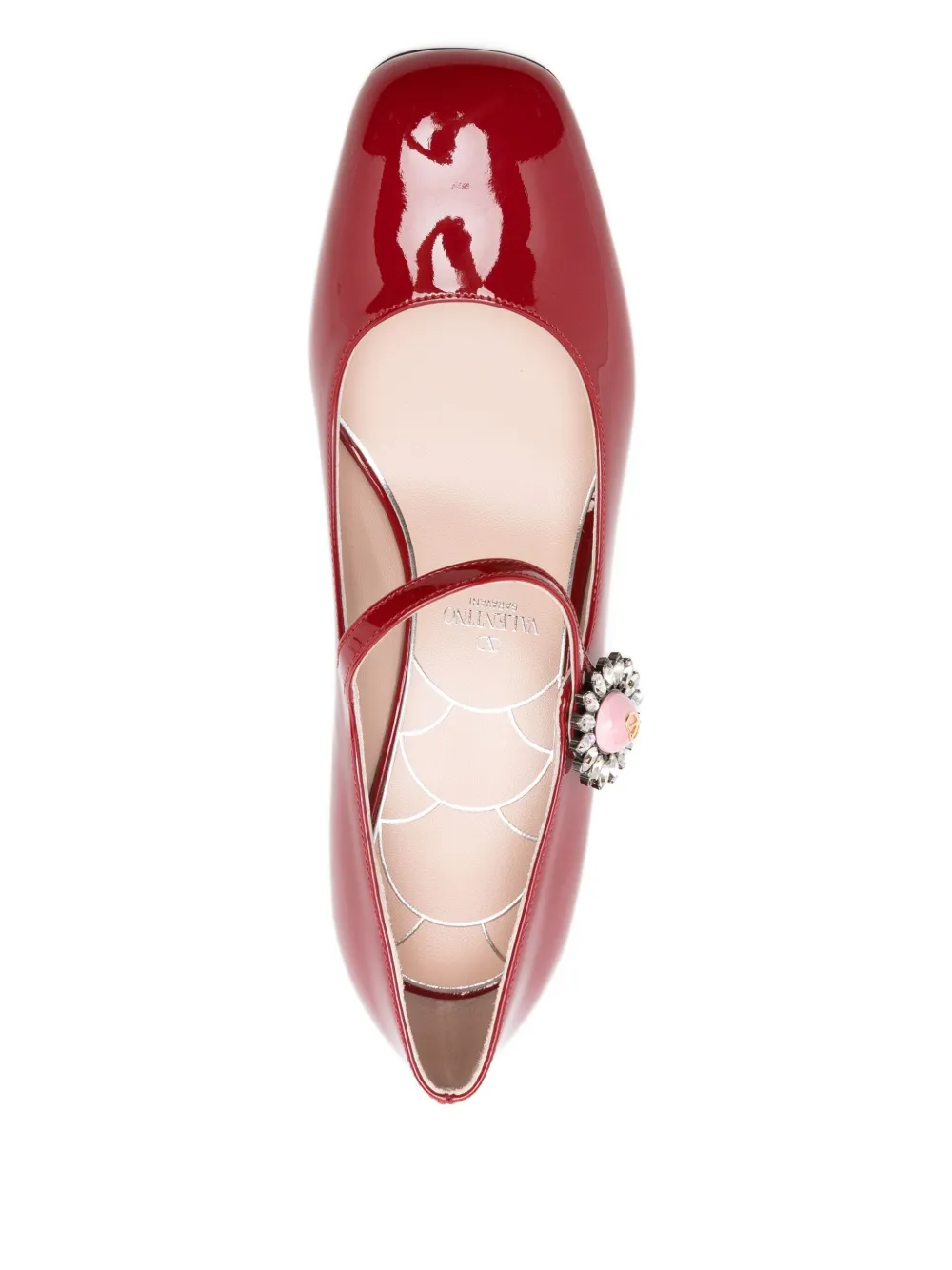 Valentino Garavani Pumps verfraaid met kristal Rood