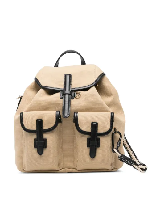 Weekend Max Mara drawstring flap-pocket backpack