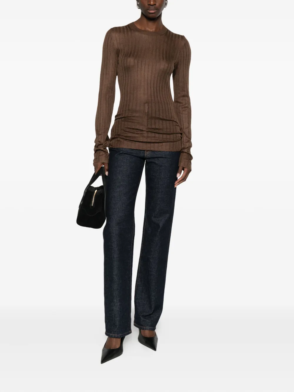 Khaite Elm Top In Brown