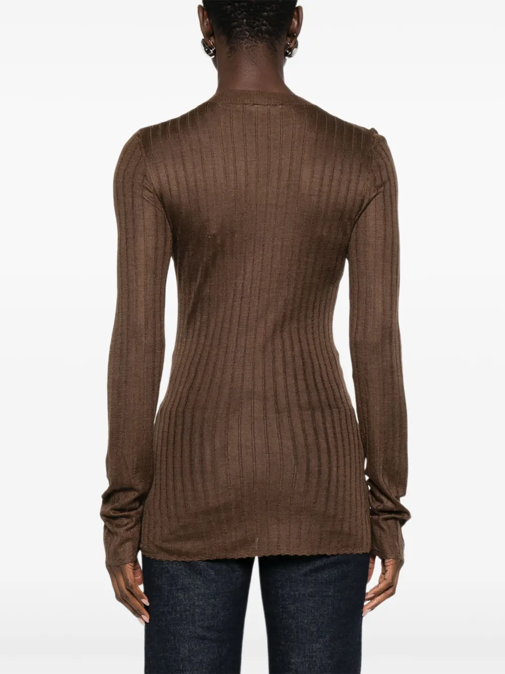 KHAITE Elm top Bruin