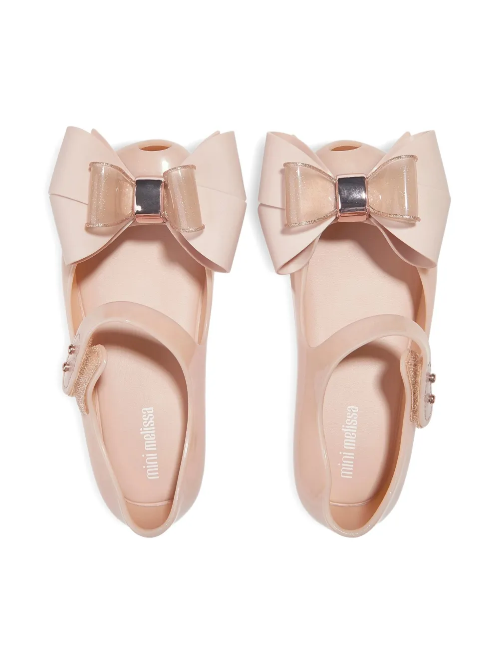 Mini Melissa Ballerina's met strikdetail Roze