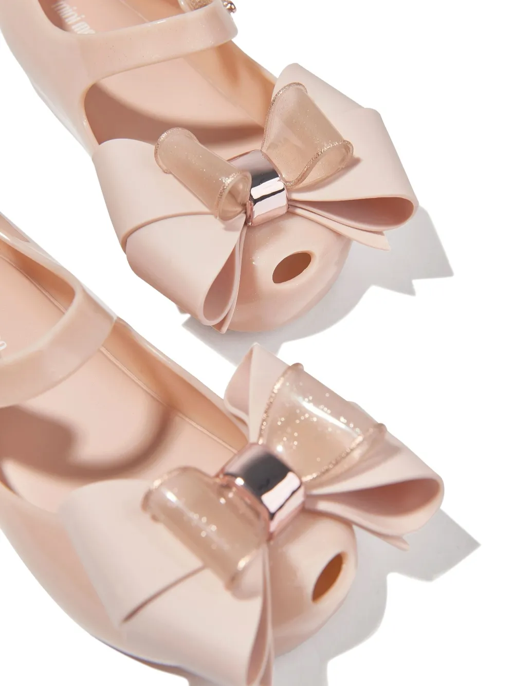 Mini Melissa Ballerina's met strikdetail Roze