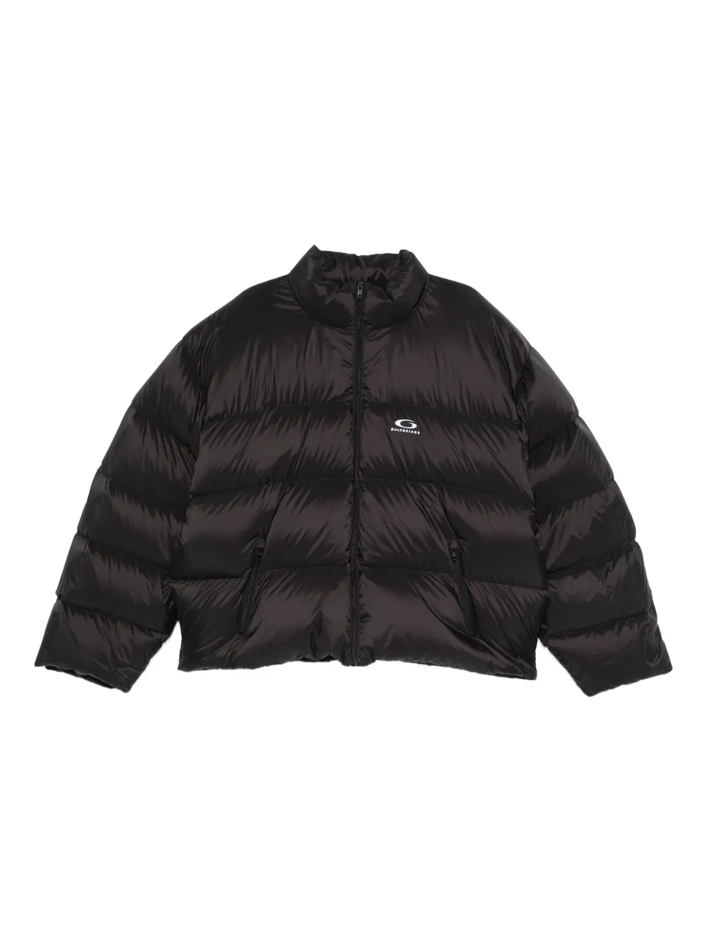 Balenciaga logo-detail puffer jacket | Black | Image 1