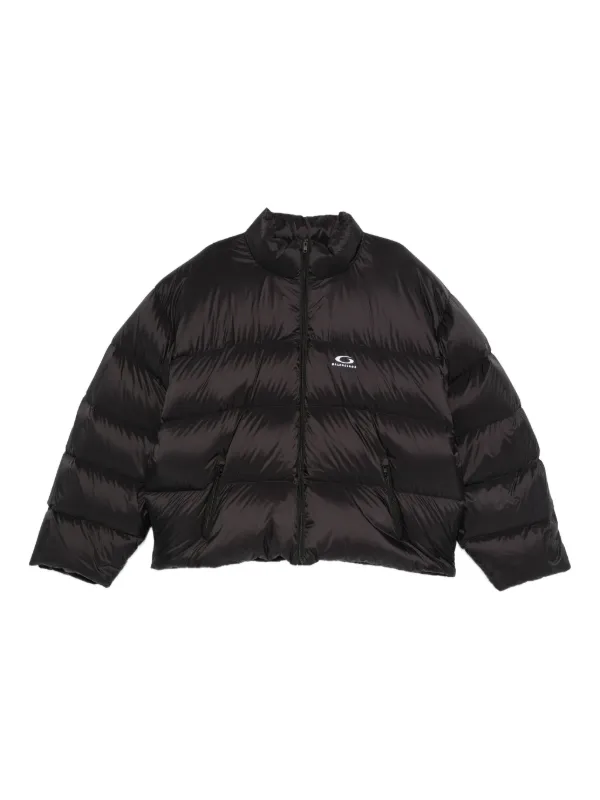 Balenciaga ロゴ パデッドジャケット | ブラック | FARFETCH JP