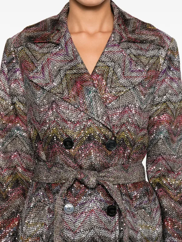 Missoni トレンチコート | グレー | FARFETCH JP