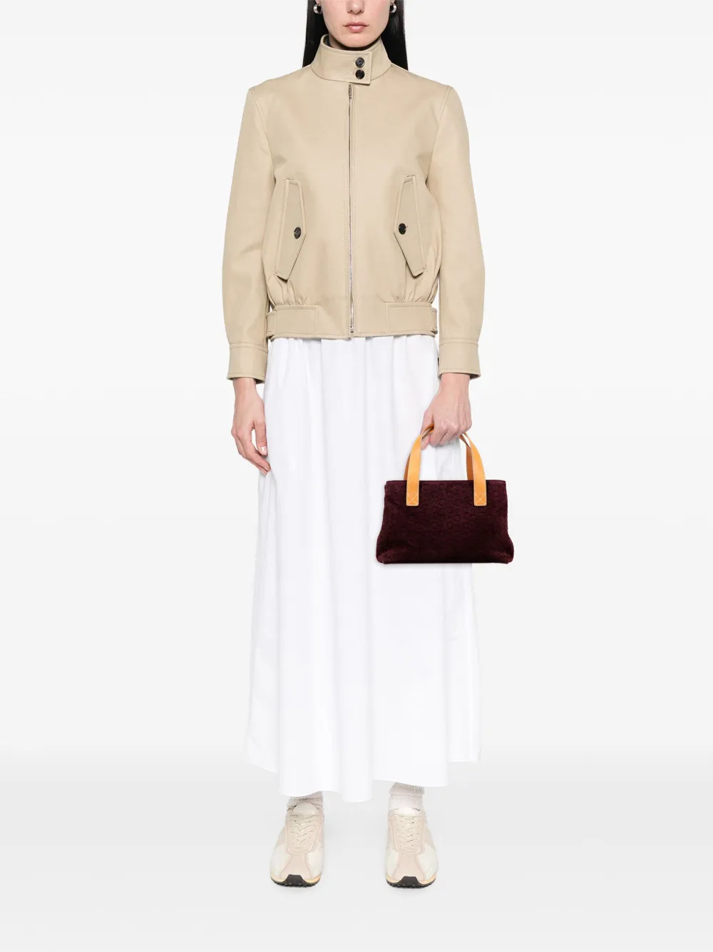 Celine Pre-Owned 2000 C Macadam Suede handbag | Pre-Owned | Image 2
