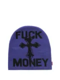 Supreme cross-print beanie - Blue