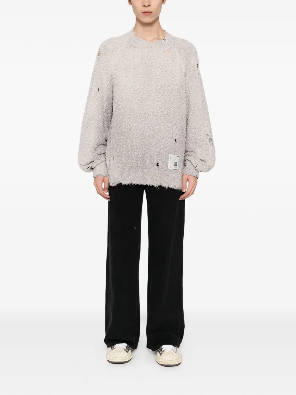 Maison MIHARA YASUHIRO Sun Faded Like trui - Grijs