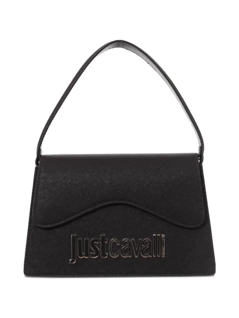 Just Cavalli logo-lettering shoulder bag