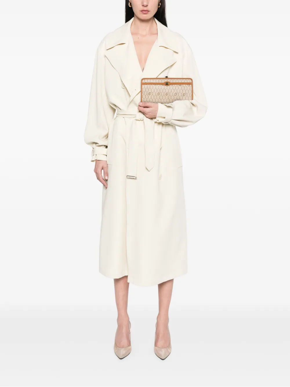 Christian Dior Pre-Owned 20th Century Honeycomb Coated Canvas clutch bag | Pre-Owned | Image 2