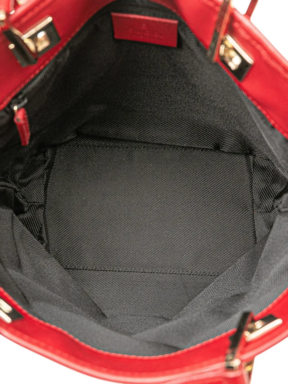 Pre-owned Gucci 2000-2015 Gg Canvas Tote Bag In Red