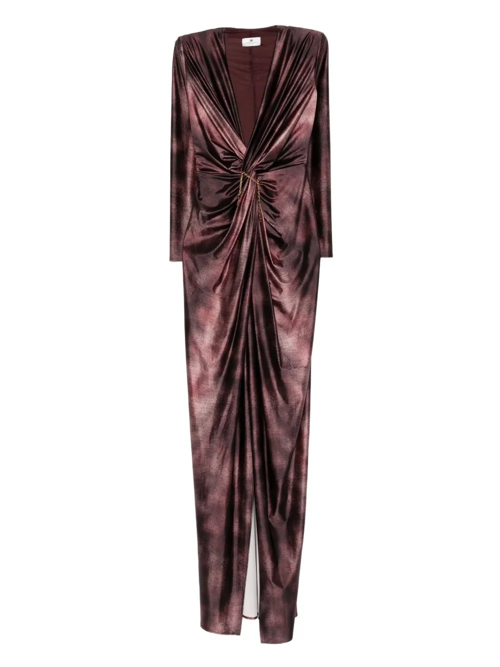 Elisabetta Franchi draped dress | Purple | Image 1