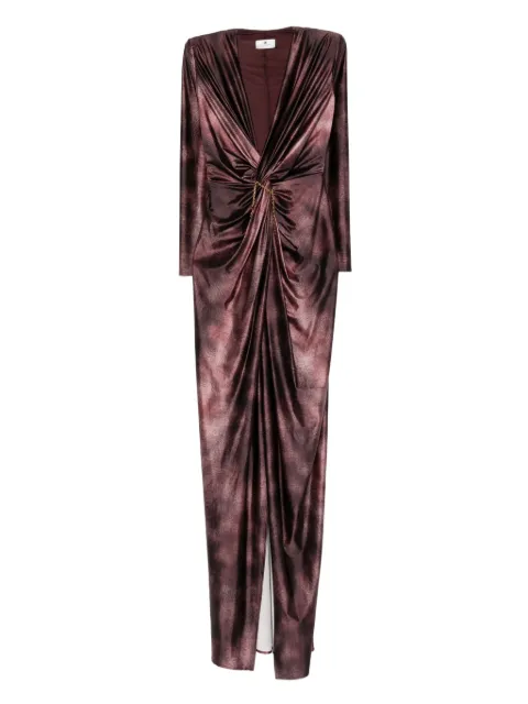 Elisabetta Franchi draped dress