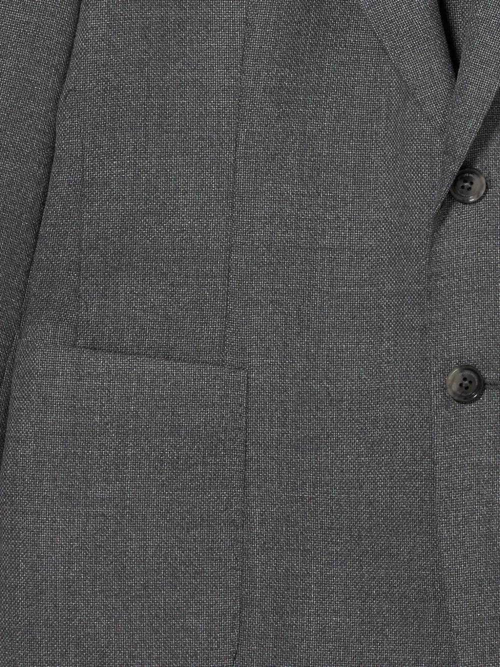  Brooks Brothers Hopsack Virgin Wool Blazer - Grey 
