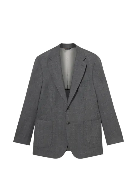 Brooks Brothers hopsack virgin wool blazer