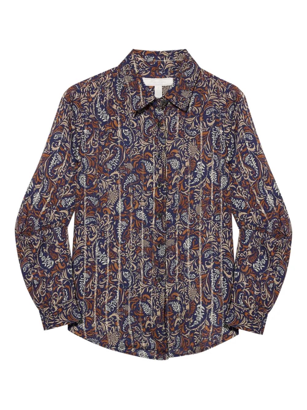 Brooks Brothers paisley-pattern blouse - Blu